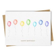 Load image into Gallery viewer, &quot;Happy Birthday&quot; Balloon Card
