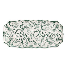 Load image into Gallery viewer, Merry Christmas Toile Tray
