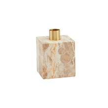 Load image into Gallery viewer, Square Marble Taper Holder
