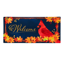 Load image into Gallery viewer, Fall Cardinal Wreath Sassafras Switch Mat
