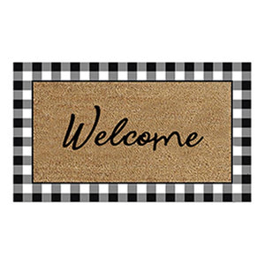 Welcome Bordered Doormat