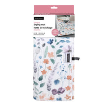 Load image into Gallery viewer, Watercolour Garden Dish Drying Mat
