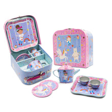 Load image into Gallery viewer, Rainbow Fairy Tin Tea Set
