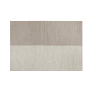 Divide Vinyl Placemat, Linen + White