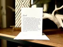 Load image into Gallery viewer, Dear Aunt Letterpress Card
