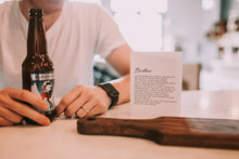 Load image into Gallery viewer, Dear Brother Letterpress Card
