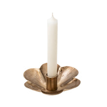 Load image into Gallery viewer, Forged Flower Candle Holder
