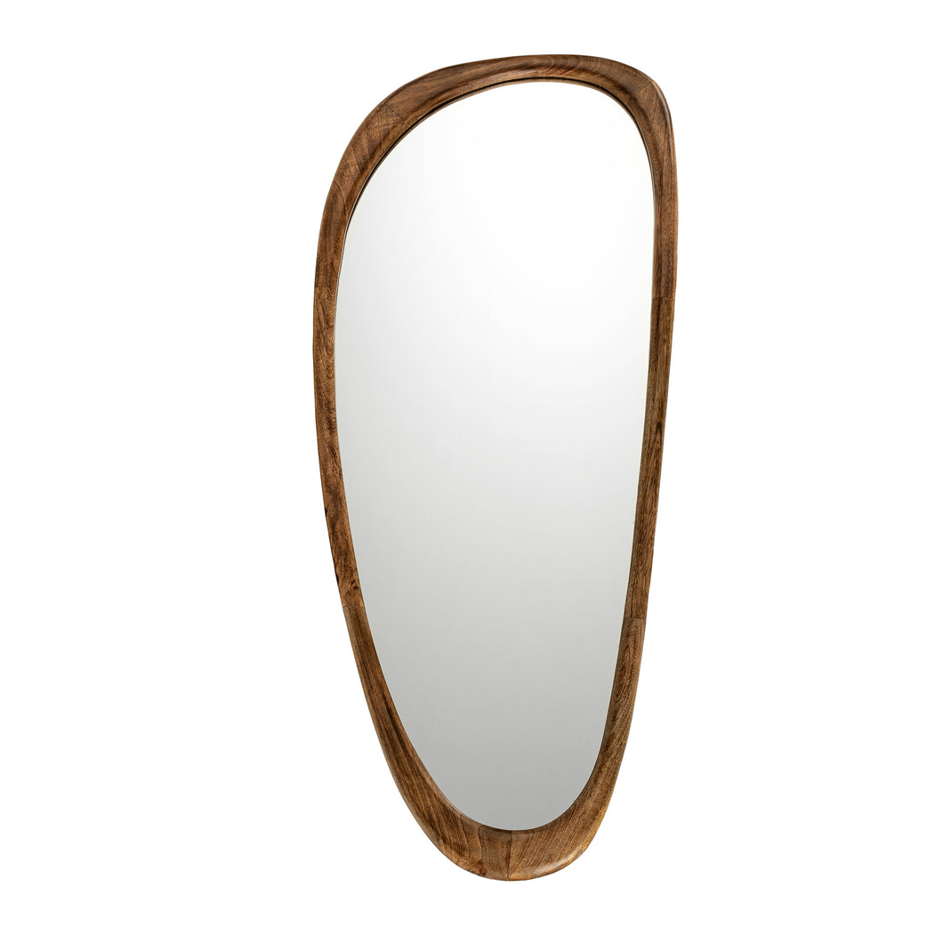 Pebble Wooden Mirror
