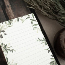 Load image into Gallery viewer, Utility House Olive List Notepad
