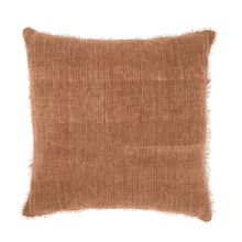 Load image into Gallery viewer, Lina Linen Cushion, Rooibos, 24 x 24"
