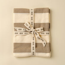 Load image into Gallery viewer, Hampton Striped Tea Towels, Stone, Set of 2
