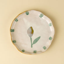 Load image into Gallery viewer, Painted Petals Plate, Lemon
