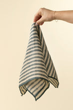 Load image into Gallery viewer, Sea Stripe Block Print Napkins, Set of 4

