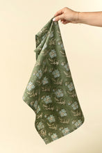 Load image into Gallery viewer, Elowen Block Print Tea Towel
