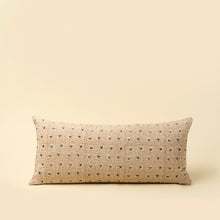 Load image into Gallery viewer, Clover Block Print Cushion, 14 x 31"
