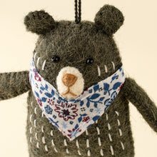 Load image into Gallery viewer, Stitchpaw Bear Felt Ornament
