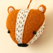 Load image into Gallery viewer, Fox Face Felt Ornament
