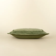 Load image into Gallery viewer, Happy Holidays Cushion, Green, 21x12"
