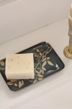 Load image into Gallery viewer, Golden Olive Enamel Tray
