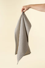 Load image into Gallery viewer, Black Ticking Tea Towel
