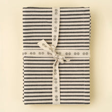 Load image into Gallery viewer, Black Ticking Tea Towel
