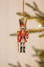 Load image into Gallery viewer, Nutcracker Ornament, Red + White
