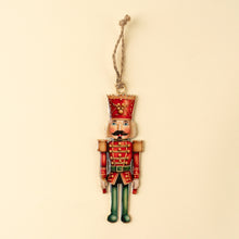 Load image into Gallery viewer, Nutcracker Ornament, Red + Green
