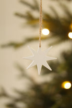 Load image into Gallery viewer, Porcelain Star Ornament
