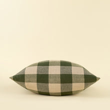 Load image into Gallery viewer, Hawthorne Gingham Cushion, Green, 24x24"
