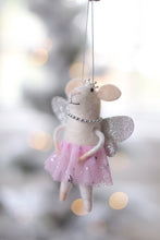 Load image into Gallery viewer, Fairytale Fiona Felt Mouse Ornament
