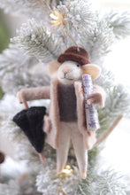 Load image into Gallery viewer, Rainy Day Ralph Felt Mouse Ornament
