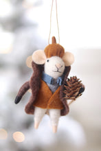 Load image into Gallery viewer, Dapper Declan Felt Mouse Ornament
