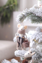Load image into Gallery viewer, Tartan Tim Felt Mouse Ornament
