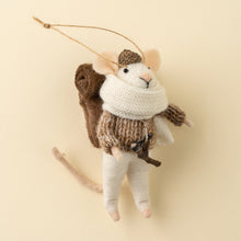 Load image into Gallery viewer, Wandering Will Felt Mouse Ornament

