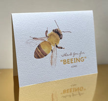 Load image into Gallery viewer, Thank You For Beeing Kind Bee Card
