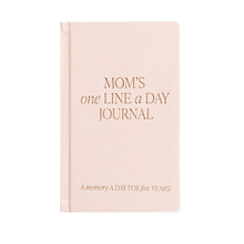 Load image into Gallery viewer, Mom&#39;s One Line A Day Leather Journal
