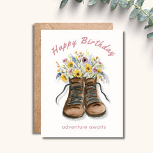 Load image into Gallery viewer, Hiking Birthday Card
