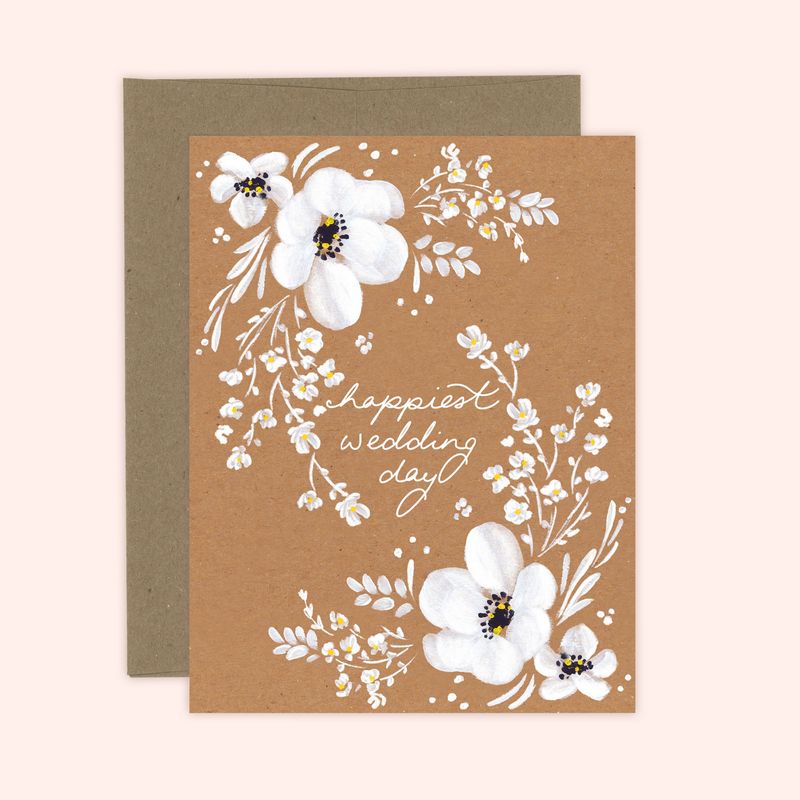 Happiest Wedding Day Card