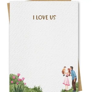 I Love Us Valentines Card