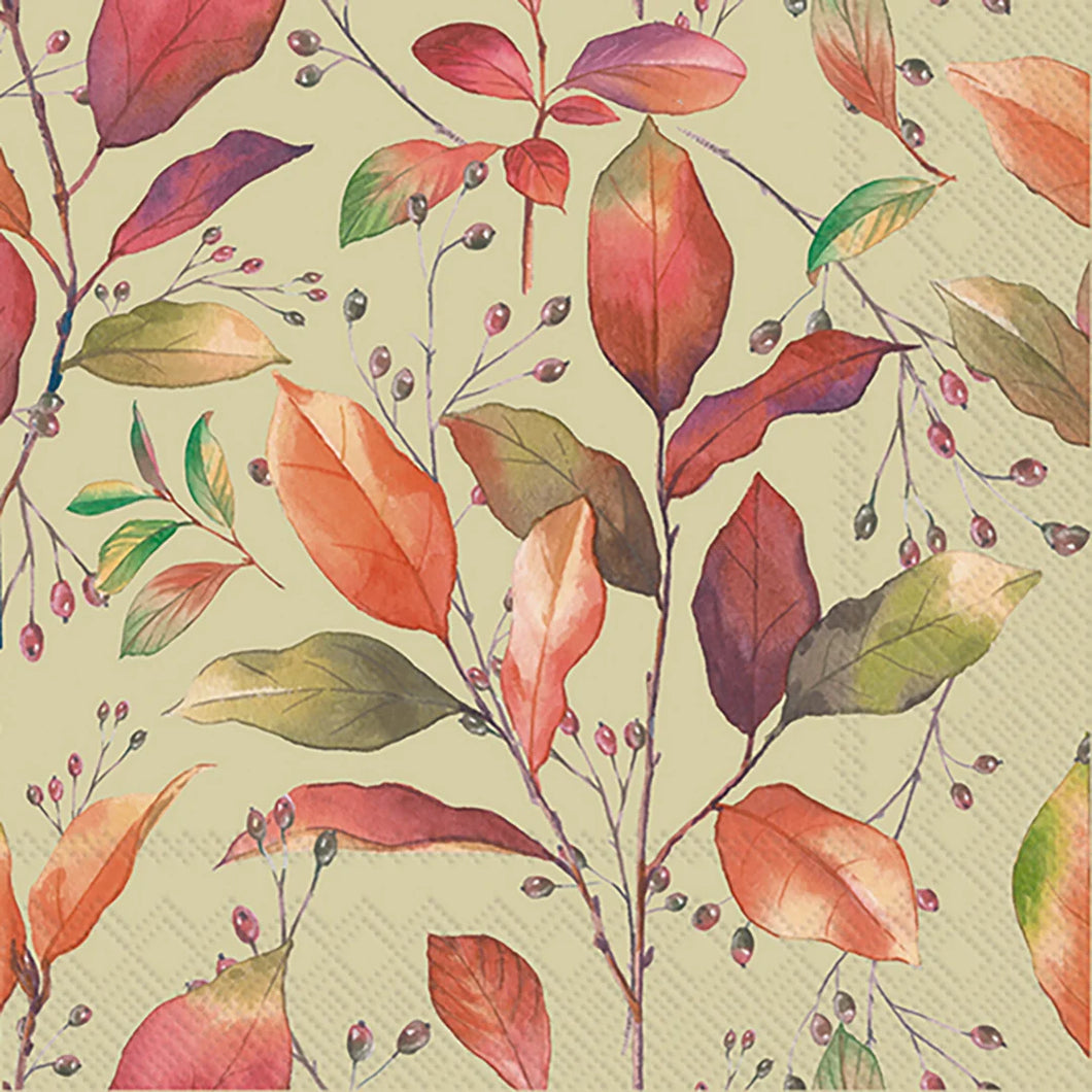 Colourful Autumn Lunch Napkin