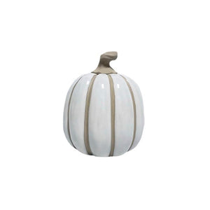 White + Taupe Pumpkin, Small