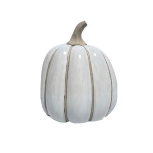White + Taupe Pumpkin, Medium
