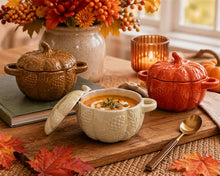 Load image into Gallery viewer, Fall Harvest Lidded Bowl

