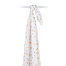 Load image into Gallery viewer, Lulujo Peaches Swaddle Blanket
