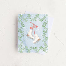 Load image into Gallery viewer, Winter Skates Holiday Card
