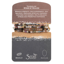 Load image into Gallery viewer, Stone Wrap, Tourmaline Hematite
