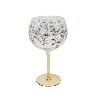Daisy Wine Glass