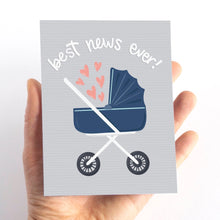 Load image into Gallery viewer, Best News Ever Gender Neutral Baby Card
