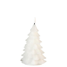 Load image into Gallery viewer, White Tree Christmas Tree LED Candle
