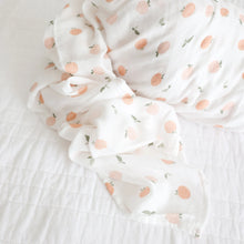 Load image into Gallery viewer, Lulujo Peaches Swaddle Blanket
